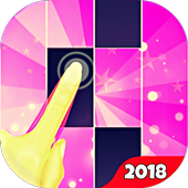 Pink Piano Tiles 2018 icon