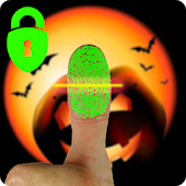 Fingerprint app lock and call LOCK theme Halloween icon