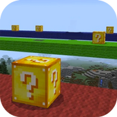 Lucky Block Race Map for MCPE icon