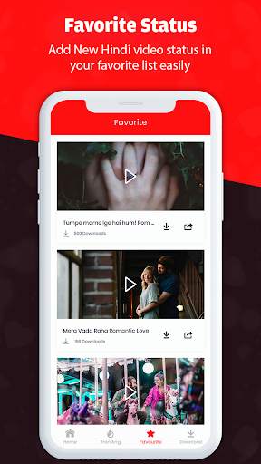 Hindi Short Video App -  Video Status For Whatsapp screenshot 4