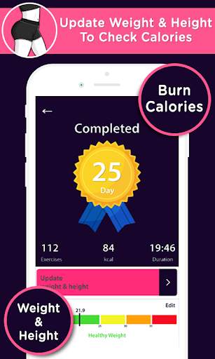 Buttocks workout in 30 days, Hips, Butt Workout screenshot 6