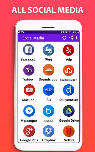 Social Media Networks & Social Networking App screenshot 1