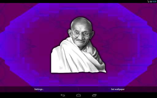 Mahatma Gandhi Live Wallpaper screenshot 9