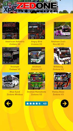 Zedone Bus Mods Livery App screenshot 4