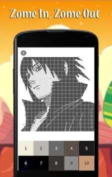 Naruto Color By Number : Pixel Art screenshot 2
