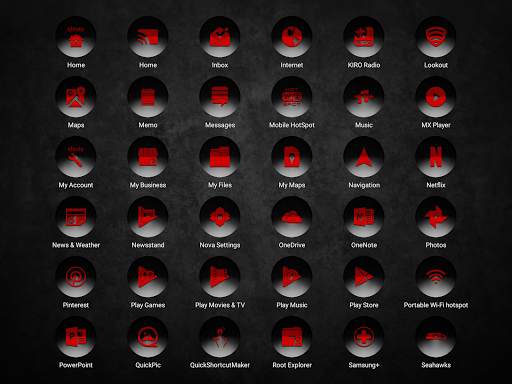 Daf Clean Red Icon Pack screenshot 11