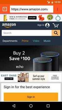 Orange Mini Browser स्क्रीनशॉट 6