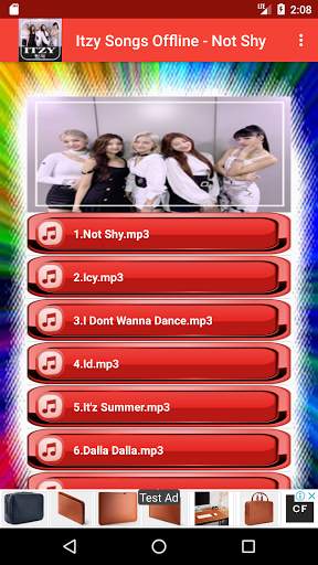Itzy Songs Offline - Not Shy screenshot 2