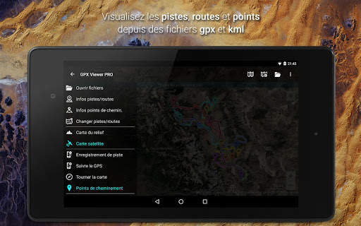 GPX Viewer PRO - Pistes, routes et points screenshot 9