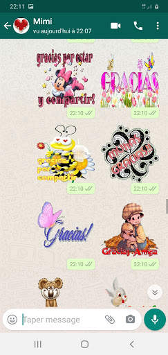 Sticker de Gracias  para WhatsApp 🌹 screenshot 5