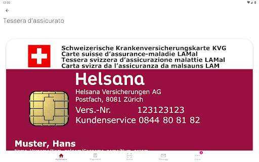 myHelsana screenshot 2