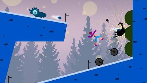 Stickman Dismounting Falling screenshot 4