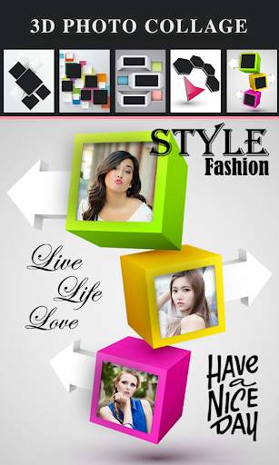 3D Photo Collage Editor screenshot 6