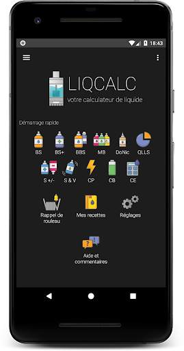 LiqCalc - Calculateur de Liquide screenshot 1