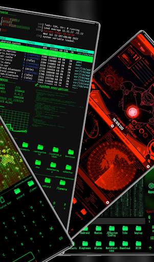 Matrix Hacker Launcher screenshot 2
