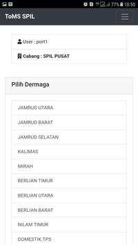 SPIL ToMS Koordinator screenshot 2