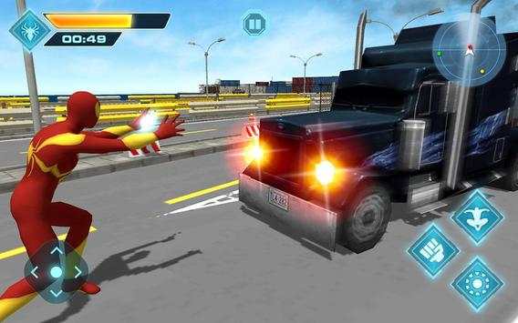 Flying Iron Spider Hero Adventure screenshot 4
