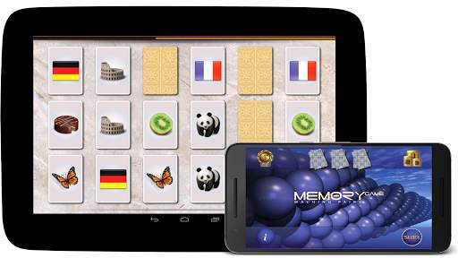 Memory match game screenshot 1