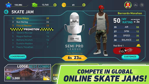 Skate Jam - Pro Skateboarding screenshot 1