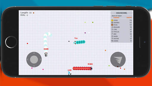 Snake Slither Games: Worm Zone screenshot 1