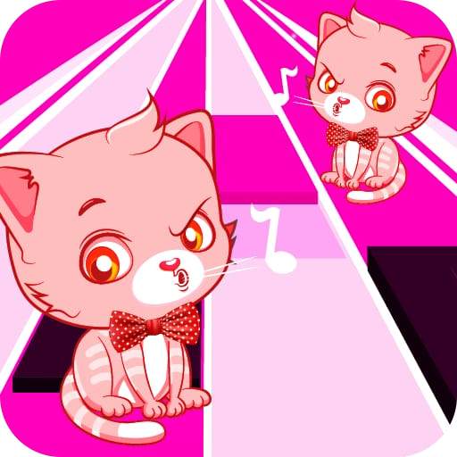 perfect pink tiles:cat piano-magic kids-music song 4.0