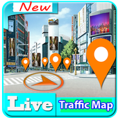 Live Traffic View: GPS Satellite  Earth Map icon
