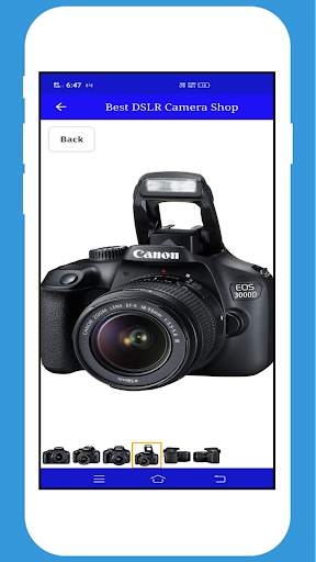 DSLR Camera Shopping App screenshot 5