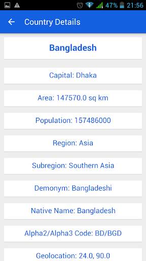 World Countries screenshot 3