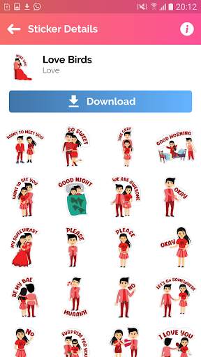 Love Stickers for WhatsApp - WAStickerApps screenshot 3
