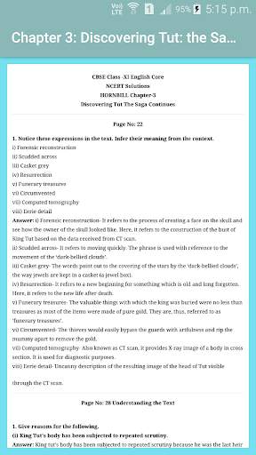 Class 11 English NCERT Solutions скриншот 5