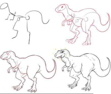 How To Drawing Dinosaurs Real screenshot 3