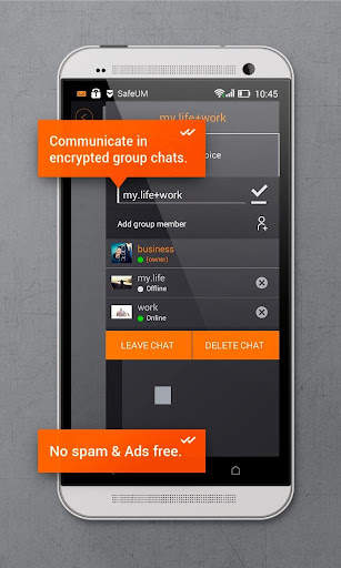 Secure messenger SafeUM screenshot 6