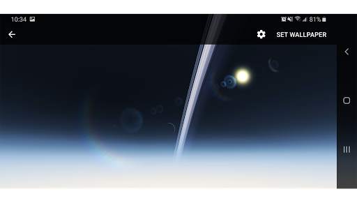 Planet Saturn Parallax 3D Live Wallpaper screenshot 22