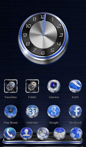 Next Launcher Theme Zenith 3D screenshot 1