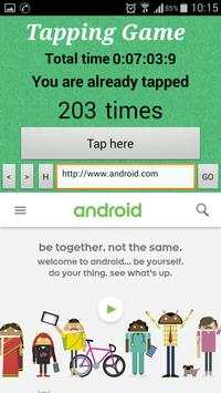 Tap to top with web browser screenshot 1