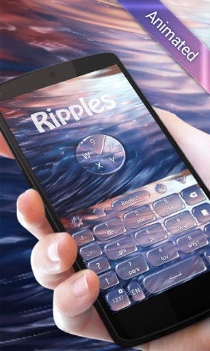 Ripples GO Keyboard Animated Theme screenshot 3