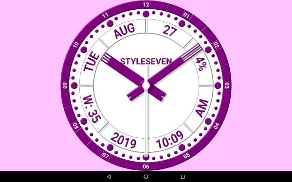Informative Analog Clock Live Wallpaper-7 screenshot 11