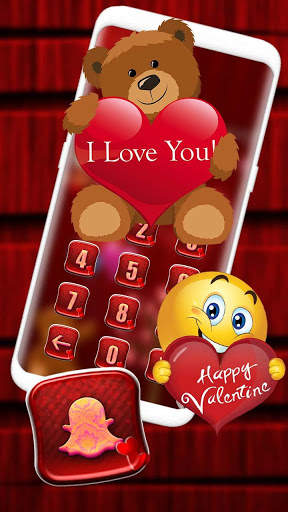 Valentine Red Launcher Theme screenshot 4