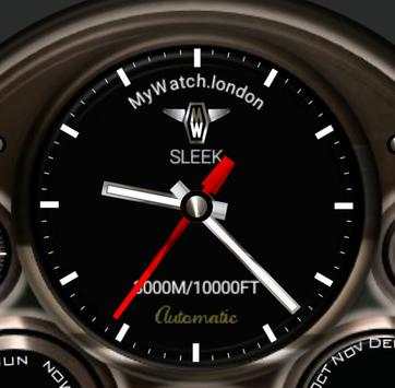 SLEEK Watch Face screenshot 1