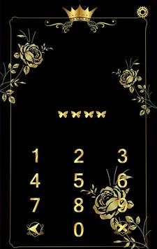goldrose Theme - AppLock Theme screenshot 3
