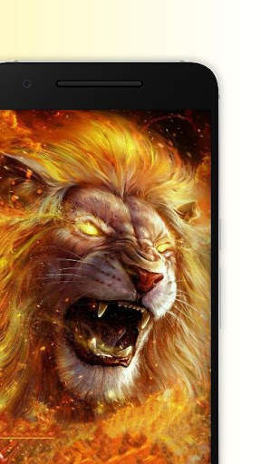 Fire Wallpaper – Fire Lion Backgrounds screenshot 1