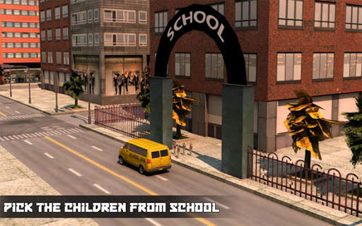 School Van Driver Simulator 3D screenshot 15
