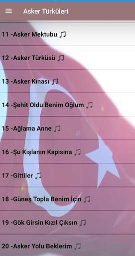 Asker Türküleri internetsiz(20 Şarki) screenshot 4
