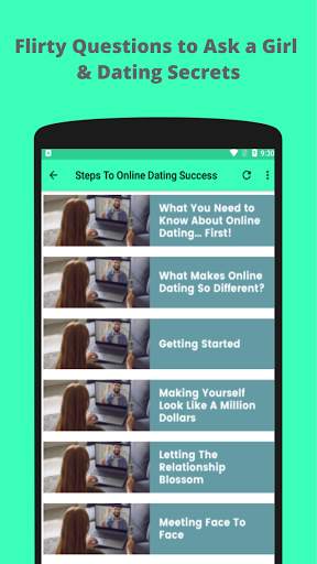 Flirty Questions to Ask a Girl & Dating Secrets screenshot 4