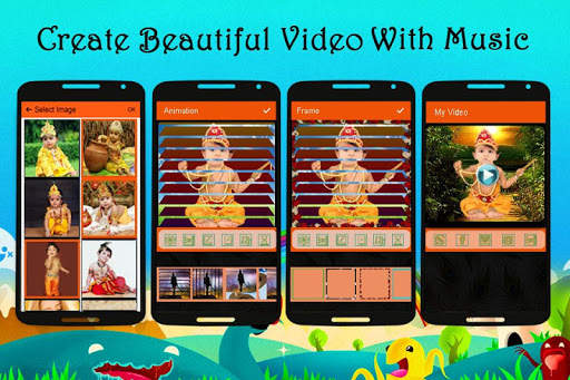 Krishna Video Maker- Bal Krishna Video Editor screenshot 1