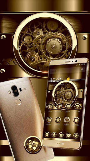 Gold Luxury Business Gear Theme screenshot 4
