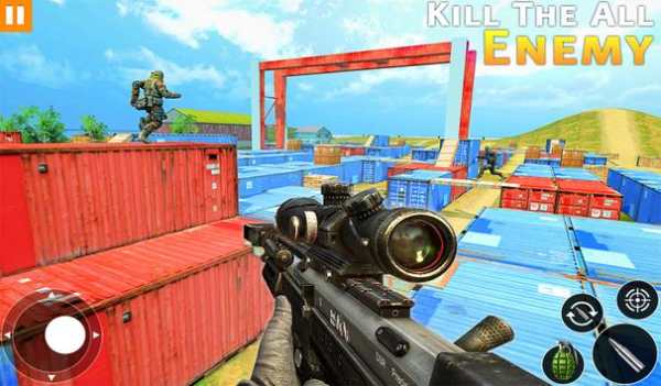 Free FPS Fire Commando 2019 screenshot 12