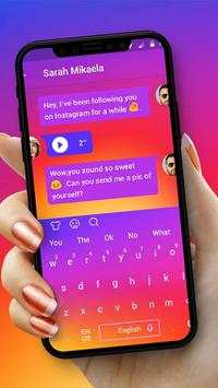 Rainbow Keyboard Theme for Instagram screenshot 3