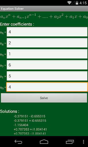 Equation Solver screenshot 4