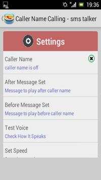 Name Calling-TrueCaller Sms Talker screenshot 4